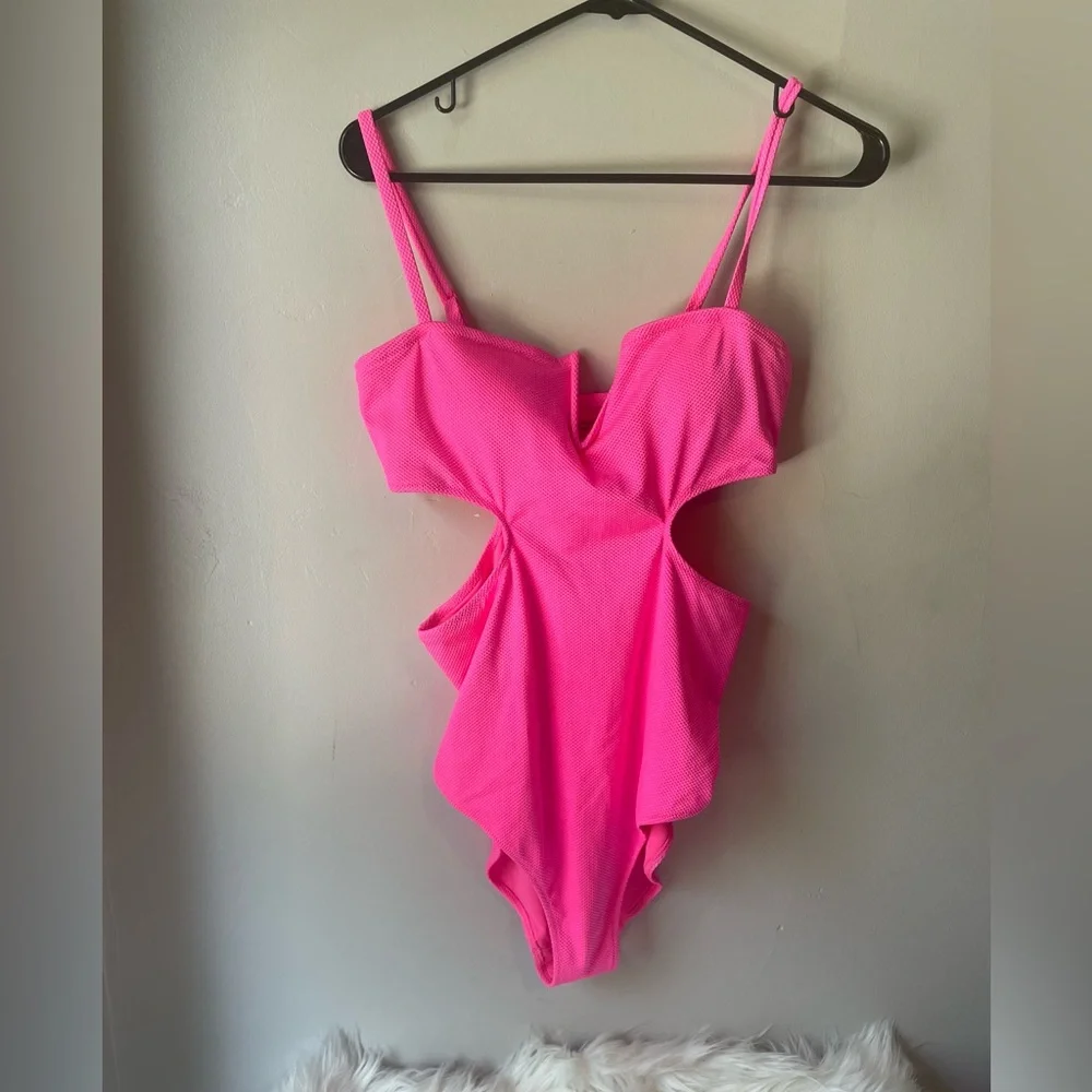 Aerie Vibrant Pink Kids Bodysuit